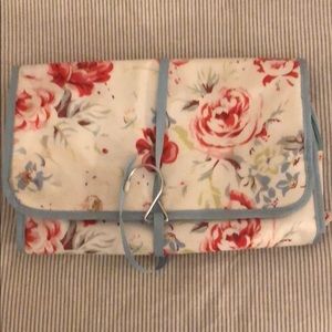 Cath Kidson roll-up toiletries bag